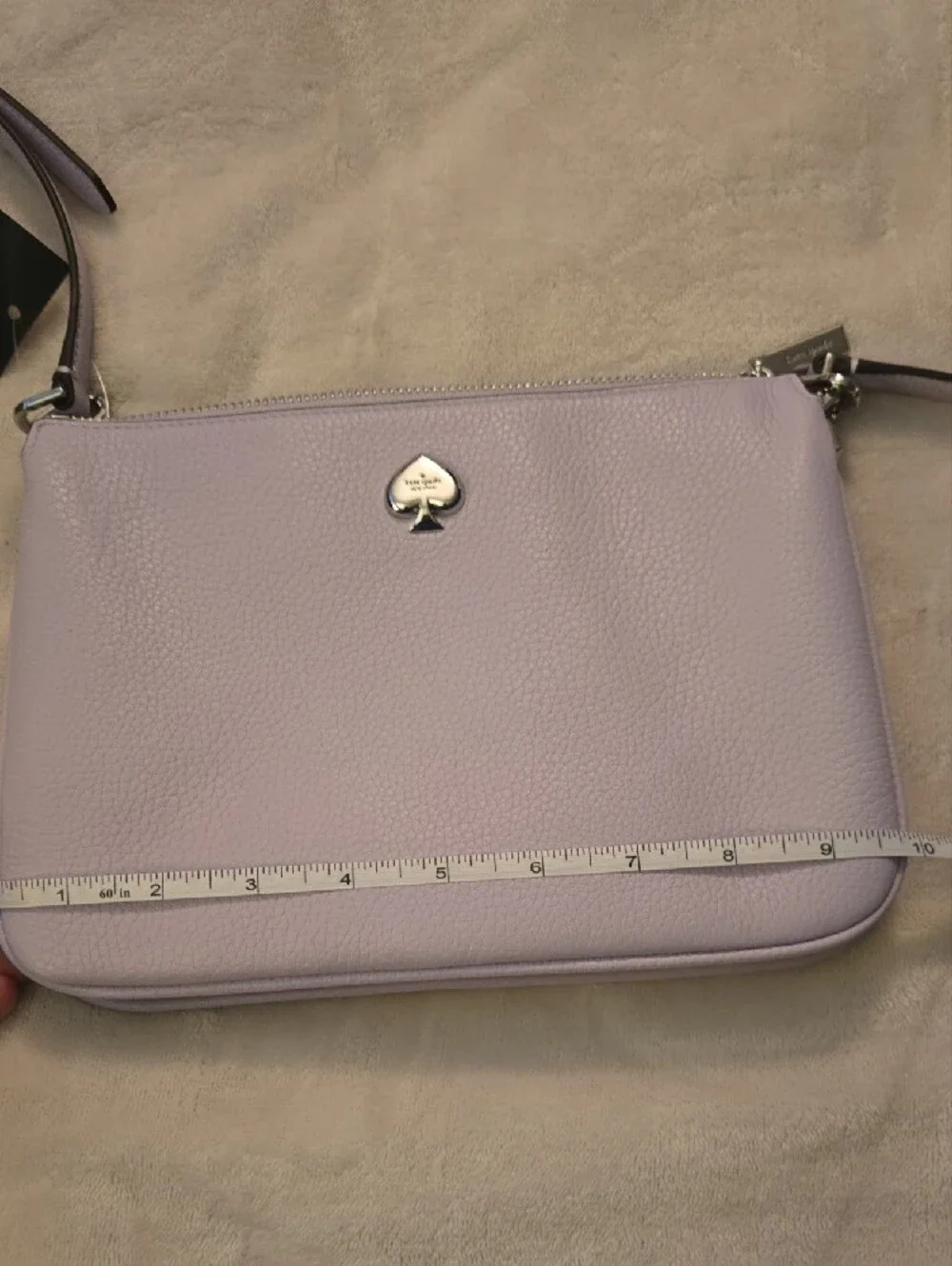 kate spade Lavender Pebbled Leather Crossbody Bag